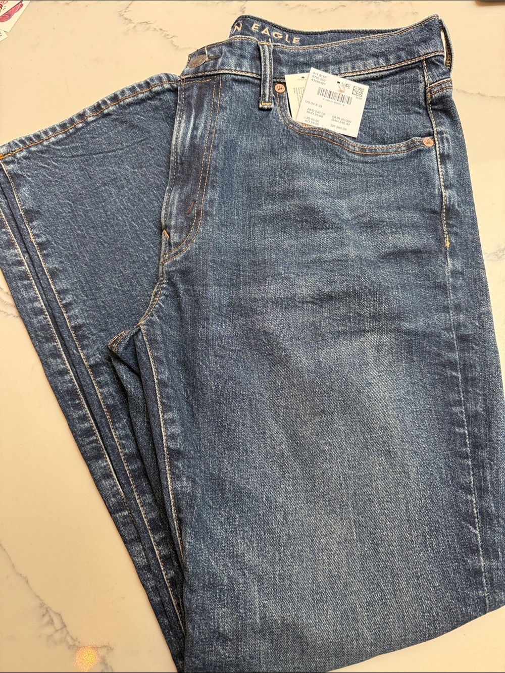 American Eagle Outfitters Men’s Medium Blue Straight Jeans